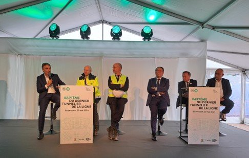 LE TUNNELIER DU LOT 3A DE LA LIGNE 18 DU GRAND PARIS EXPRESS EST BAPTIS&Eacute; !